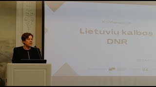 Konferencija „Lietuvių kalbos DNR“ [upl. by Eimmak]