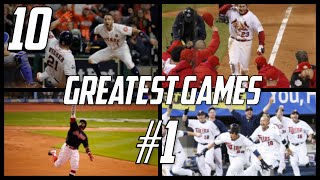 MLB  10 Greatest Games of the 21st Century  1 [upl. by Alec]