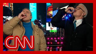 Did Andy Cohen Call Anderson Cooper A Pass Around Party Bottom Live At CNN NYE [upl. by Whitcomb995]