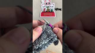 How to YO s1k2togpsso YO in Knitting yarn in left hand Continental knitting knittingtutorials [upl. by Nauhs]