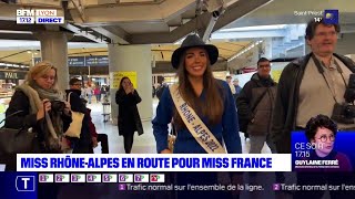 Miss RhôneAlpes en route pour Miss France [upl. by Alraep]