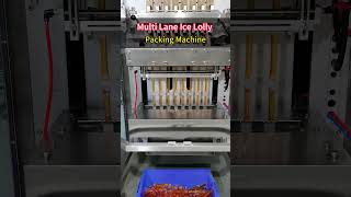 Fully Automatic MultiLane Ice Lolly Packing Machine [upl. by Herstein863]