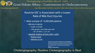 Cholangiography Routine Cholangiography is Best [upl. by Llehcear]