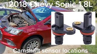 2018 Chevy Sonic 18L camshaft sensor locations [upl. by Maggs]