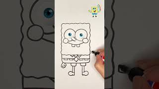 How to Draw Sponge Bob [upl. by Aleacin]