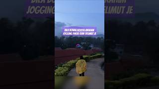 BILA BONDA ROZITA IBRAHIM JOGGING PAKAI KAIN SELIMUT JE [upl. by Nacnud]