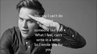 Olly Murs You Dont Know Love lyrics video [upl. by Trebmer]