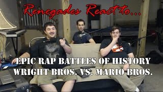 Renegades React to Epic Rap Battles of History Wright Bros vs Mario Bros [upl. by Tynan]