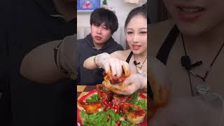 mukbang I pork belly  fatsongsong and thinermao I spicy food challenge [upl. by Auj241]