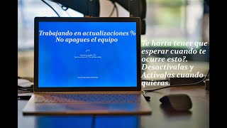 Cómo desactivar y deshabilitar las actualizaciones de window [upl. by Benoite]