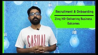 Recruitment amp Onboarding  ZingHR  Delivering Business Outcomes [upl. by Elkraps]