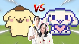 Build Battle Rumah Cinnamoroll VS Pompompurin Minecraft Indonesia [upl. by Margaret641]