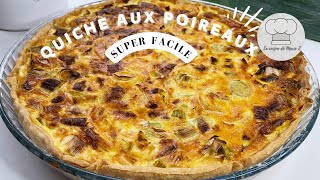 Quiche aux poireaux facile et rapide [upl. by Xuaeb710]