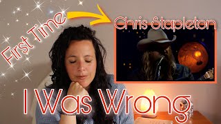 FIRST TIME REACTING To Chris Stapleton  I Was Wrong Live Performance 🤯 [upl. by Barbarese]