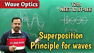 Superposition Principle for waves  Waves optics  12th Physics Term 2 cbse [upl. by Norrehs]