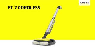 KÄRCHER HARTBODENREINIGER FC 7 CORDLESS  ANWENDUNGSETUPREINIGUNG [upl. by Concha]