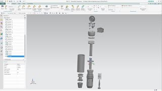 SIEMENS NX 10  ASSEMBLY SEQUENCE [upl. by Hpotsirhc]