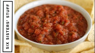 How to Make Easy 5Ingredient Blender Salsa [upl. by Herbst]