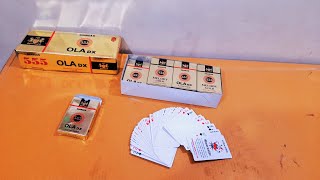 Unboxing and Review of 555 Gold Premium Exclusive playing cards [upl. by Evander643]