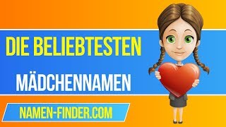 Die beliebtesten Mädchennamen 👧 [upl. by Koval]