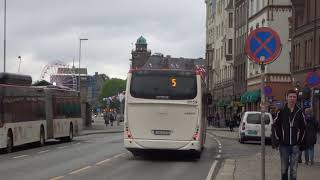 Skyss Asane Terminal bound Crossway LE 8559 Rt5 at TorgetBryggen [upl. by Norramic910]