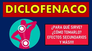 🔴 DICLOFENACO  PARA QUÉ SIRVE EFECTOS SECUNDARIOS MECANISMO DE ACCIÓN Y CONTRAINDICACIONES [upl. by Kiel]