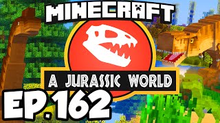 Jurassic World Minecraft Modded Survival Ep162  FROZEN DINOSAURS BONES IN ICE Dinosaurs Mods [upl. by Nawk150]