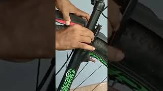 how to cycle suspension more smooth very easy 100workingMalayalam cycle [upl. by Ellary]