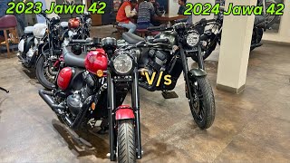 New 2024 Jawa 42 Vs Old Jawa 42 Full Detailed Comparison ✅ Price amp Features Jawa 42 [upl. by Garlinda]