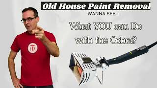 Old House Paint Removal  Methods Tools and Examples [upl. by Camarata545]