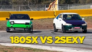 180SX VS 2SEXY Battle [upl. by Olin492]