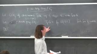 Lecture Series quotpadic Geometryquot by Peter Scholze 2014 lecture 10 [upl. by Borchert]