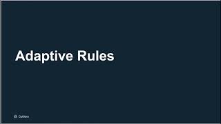 Data Quality Adaptive Rules [upl. by Ramsay815]