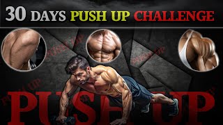 PushUp For 30 Days challenge  30 Days Transformation  Change Mans Body musclesmind [upl. by Knah]