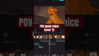 lion king but goofy voice cover 💀 [upl. by Namlas960]