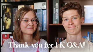 Our Favorite Books and Movies  How We Met  1 K subs QampA [upl. by Chemash13]