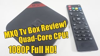 MX Q S805 QuadCore Tv Box ReviewAndroid KitKat [upl. by Quintie]