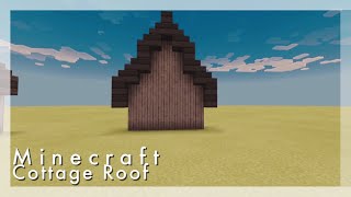 Minecraft Cottagecore Tutorial  How to make a cottage roof Shorts [upl. by Talanian]