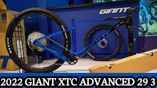 2022 GIANT XTC ADVANCED 29 3 MEDIUM  WEIGHT [upl. by Annoval323]