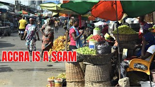 Surviving on 10 in Accra Ghana is a scam [upl. by Behre]