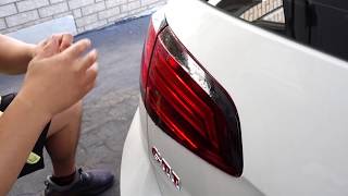 Badgeskins Taillight Eyelid Wet Install [upl. by Beatrix]