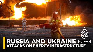 Russia and Ukraine target each other’s energy sectors [upl. by Bellaude]