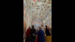 Inside the Sistine chapel ⛪️ [upl. by Aicinod80]