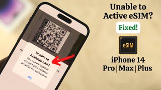 Unable to Activate eSIM on iPhone Here Is the Fix [upl. by Dloreg761]