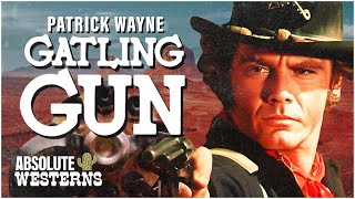 Classic 1970s Western Movie I The Gatling Gun 1971 I Full Color Movie [upl. by Fosdick4]