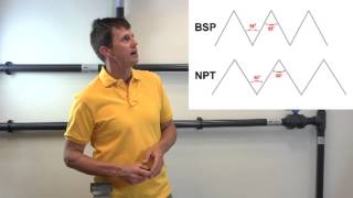 Distinguishing between BSP and NPT thread types in plastic pipe systems [upl. by Hguh589]