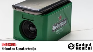 Unboxing Heineken Speakerkratje [upl. by Lamek]