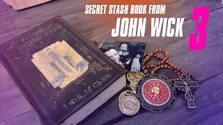 PROP BUILD  Stash Book from John Wick 3 Parabellum [upl. by Nirb]