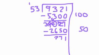 Division with Double Digit Divisors Using a Partial Quotients Approach [upl. by Adihaj]