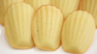 HOMEMADE MADELEINES RECIPE FRENCH BUTTER CAKES [upl. by Aitel]